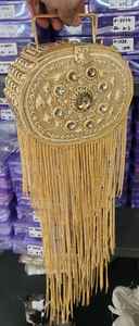 Pochettes en métal gaufré personnalisées faites à la main avec ornements pour les magasins de sacs pour la revente et la vente en gros - Product Image 3