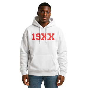Sudadera con capucha blanca KAP, mezcla de algodón, ropa de fraternidad griega, ropa de calle personalizada Divine Nine HBCU Greek Life con Año de fundación - Product Image 1
