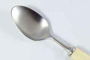 Cuchara DE BODA DE ACERO INOXIDABLE Premium con mango de madera de la India, Ideal para hotel y hogar, cuchara de sopa de mesa, suministro de cocina - Product Image 4