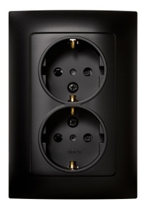 ฐานคู่พร้อม TT สีดำ S10 (Simon F1091459038) - Product Image 2