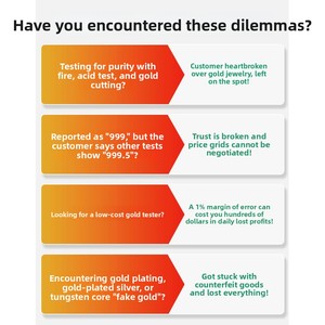 Spectromètre de détection d'or puissant pour l'analyse de la pureté des métaux précieux et l'identification de bijoux, en matériau PVC - Product Image 4