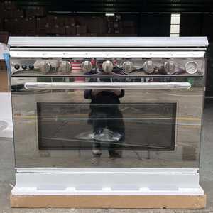 Four à gaz GPL de qualité supérieure, cuisinière à gaz autonome, 4 brûleurs à gaz + 2 électriques, 90 cm, corps en acier inoxydable, efficace 2500 W - Product Image 4