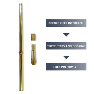 Lápiz de Maquillaje Portátil Dorado y Delgado de Acero Inoxidable Semipermanente Personalizado, Aguja para <span class=keywords><strong>Microblading</strong></span> <span class=keywords><strong>Phibrows</strong></span> - Product Image 5