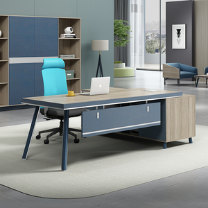 Luxury Executive <b>Desk</b> And Chair <b>Set</b> Modern Solid Wood Boss Office Table High End CEO Furniture Workstation - Product Image 3