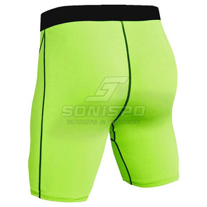 Best Selling Men's High Street Style <b>Compression</b> <b>Shorts</b> Custom Made Breathable Solid Pattern Elastic Waist Gym Fitness Clothing - Product Image 4