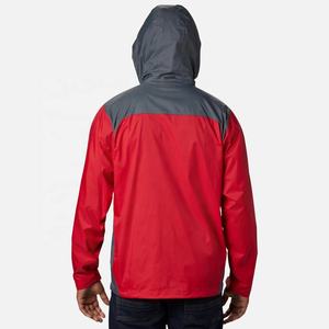 Wholesale Windbreaker Men <b>Jackets</b> Men <b>Lightweight</b> 100% Polyester Full Zipper <b>Waterproof</b> Outdoor <b>Jackets</b> For Hiking - Product Image 6