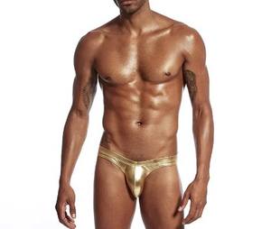 Fabricante y proveedor mayorista de lencería sexy para hombre, ropa interior gay de piel sintética, bragas huecas, lencería para hombre - Product Image 4