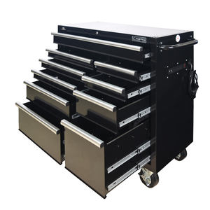 ขายส่ง 104 ซม.16 ลิ้นชักกล่องเครื่องมือกลิ้งเครื่องมือช่างโกดังการปรับแต่งโรงรถอุตสาหกรรมเครื่องมือ OEM และ ODM - Product Image 6