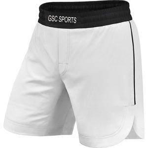 Pantalones cortos MMA para hombre y mujer, shorts de boxeo con diseño de patrón de alta calidad, hechos a medida, de color contrastante, a precio barato - Product Image 2