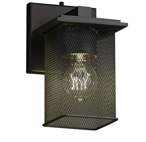 Lámpara de pared grande de Metal de latón AK en polvo negro con acabado con luz estándar de vidrio para decoración de habitación/Decoración de oficina - Product Image 4