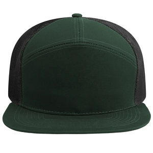 Casquette de camionneur à 6 panneaux réglable avec logo personnalisé, snapback en toile unisexe, sport, extérieur, polyester/coton - Product Image 6