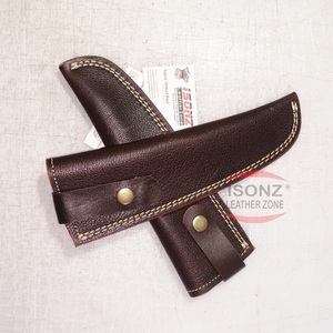 Couteau de coupe de viande de barbecue extérieur couteau de boucher de chasse multifonctionnel avec gaine en cuir - Product Image 1