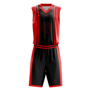 Último diseño sublimado de impresión al por mayor camiseta de baloncesto personalizado jóvenes reversible uniformes de baloncesto - Product Image 3