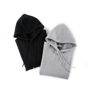 Quantité minimale de commande OEM bas de haute qualité logo personnalisé 8 couleurs 4XL 420g sweats à capuche doublés en polaire grande taille sweats à capuche pour hommes - Product Image 6