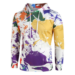 Sudadera con capucha de sublimación holgada de alta calidad para hombres con ajuste cómodo Material duradero y aspecto elegante perfecto para ropa informal - Product Image 2