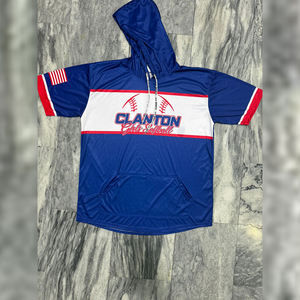 Sudadera con capucha de algodón informal activa para hombre, sudadera con estampado de manga corta de invierno, suministro al por mayor para primavera y verano - Product Image 6