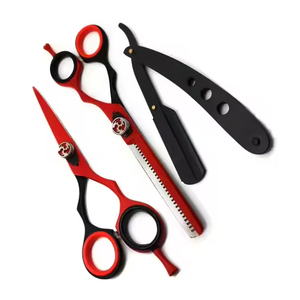 Premium Quality Stainless Steel Barber Thinning <b>Shears</b> Kit Reusable Color Coated Barber Scissors Comb Pin Hair Salon <b>Tools</b> - Product Image 5