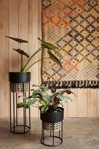 กระถางหวายตาข่ายเหล็กแฮนด์เมดสำหรับปลูกต้นไม้มีแกนกลางสำหรับตกแต่งในร่มกลางแจ้ง - Product Image 4