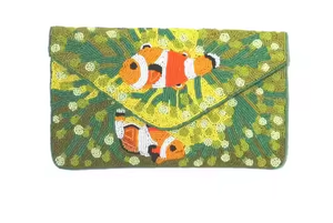 กระเป๋าปักลายศิลปะใส่เหรียญทำด้วยมือสำหรับผู้หญิงและเด็กผู้หญิงโดยงานฝีมือ MD สีที่กำหนดเอง - Product Image 2