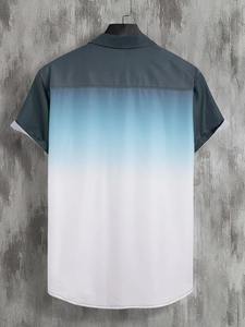 Sublimation Men Button-<b>Down</b> Shirt 2025 High Quality Latest Design Men Plain Buttoned-<b>Down</b> Shirt - Product Image 3