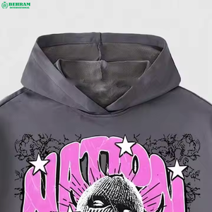Sweat-shirt à capuche décontracté en molleton 100 % coton de qualité supérieure, coupe classique, 360 g, écologique, vente en gros - Product Image 3