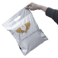 Poly Mailer Gracias Embalaje Bolsas con asa de correo Bolsas de envío personalizadas para ropa con logotipo - Product Image 4