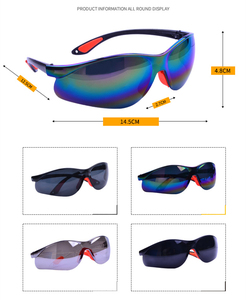 Thể thao Z87 an toàn Kính mát phân cực trên người đàn ông hàn công nghiệp Kính Tác động chống giật gân kính Kính chống gió Kính - Product Image 4