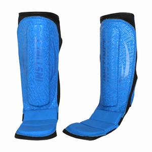 Protector de Espinilla de Alta Calidad para Kick Boxing, Protección Profesional, Cuero Sintético, Equipo de Entrenamiento, Muay Thai - Product Image 1