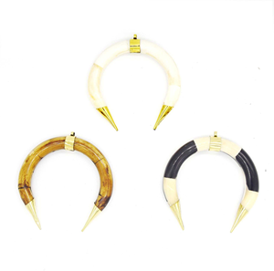 Collar colgante Real Buffalo Bone Ox Bone colgante hueso colmillo de hueso colgante de glowin fashion - Product Image 2