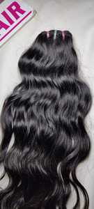 ผมต่อ Jerry Hairs คุณภาพสูง 100% ผมแท้แบบเรมี่ ไม่ผ่านการแปรรูป แบบเส้นเดี่ยว ลอนธรรมชาติ สีดำธรรมชาติ - Product Image 4