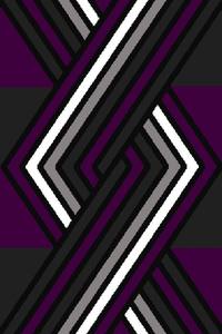 Tapis Adiva en polyester turc, tissé jacquard, fabriqué à la machine, à poils longs, réversible, rembourré, pour salon, chambre à coucher - Product Image 6