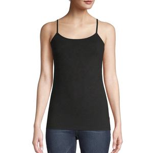 Débardeur Femme Polyvalent en Coton Respirant Tricoté Côtelé pour Yoga et Gym - Product Image 1