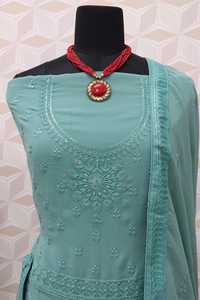 ชุดแต่งงานของชาวปากีสถานผ้าจอร์เจียสังเคราะห์เส้นด้ายหลายเส้นมาใหม่2022ห่วงโซ่การออกแบบที่หรูหรา - Product Image 6