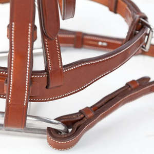 Vente en gros de licous en cuir de cheval, bride réglable, licou d'équitation - Product Image 4