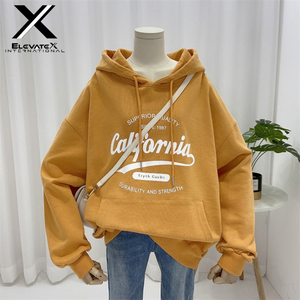 Sweat à capuche thermique surdimensionné en molleton 100 % coton, écologique, personnalisable multicolore pour logo brodé, pour homme, vente en gros - Product Image 5