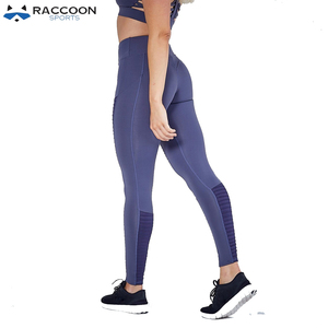 Women High Waisted Slimming Comfortable Breathable Knee-Length Leggings <b>Tummy</b> <b>Control</b> Yoga Training for Women by Raccoon Sports - Product Image 4