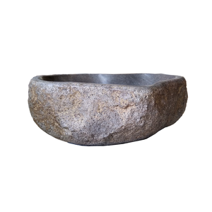 Lavabo de Piedra Natural de Lujo, Forma Redonda, 40 cm, Ecológico, Construcción Contemporánea y Duradera - Product Image 4