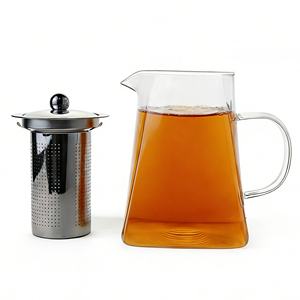 Teiera in Vetro Borosilicato da 350ml, 550ml, 950ml con Filtro in Acciaio Inox <span class=keywords><strong>per</strong></span> Tè Sfuso - Product Image 6