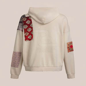 Top de alta calidad de talla grande adultos Patchwork sudaderas con capucha logotipo personalizado hombres sudaderas con capucha mejores hombres ropa Casual Patchwork sudaderas con capucha - Product Image 3