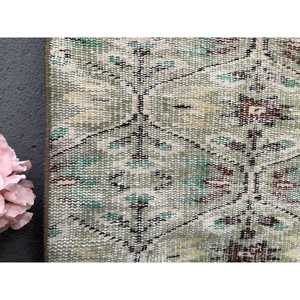 พรมลายวินเทจสไตล์ตุรกี ขนาด 3x5.9 ฟุต (91x180 ซม.) สีเขียวลายพราง - Product Image 5