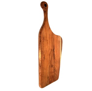 Planche à découper en bois d'acacia moderne avec poignée intégrée fabriquée à la main pour une utilisation facile pour la cuisine à domicile - Product Image 1