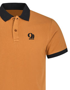 Coton de haute qualité pour hommes pour Polo T-Shirt motif solide col décontracté Jersey tissu demi manches prix pas cher - Product Image 3