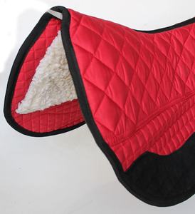 Vente en gros de tapis de selle matelassé en coton polaire de haute qualité pour l'équitation - Product Image 5