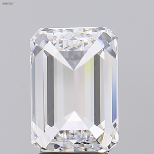 Diamante cultivado en laboratorio corte esmeralda 1.62ct IGI certificado E Color VS2 Clarity Lab-Stone - Product Image 2