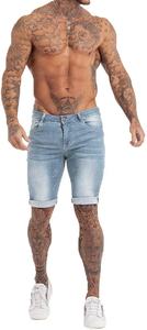 Pakistan Oem Hommes À La Mode Casual Denim Shorts Conception Tricotée Confortable Pour La Mode Quotidienne D'été Urbain Streetwear Style - Product Image 2