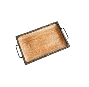 ถาดเสิร์ฟอาหารสแตนเลสพร้อมด้ามจับสีทอง - Product Image 5