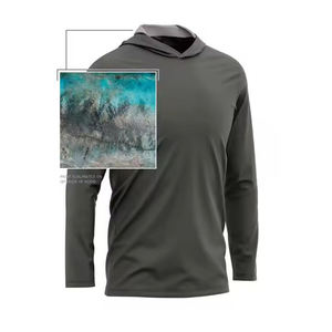 Sweat à capuche de pêche sublimé personnalisé manches longues UPF 50 + chemise de protection solaire à séchage rapide OEM vêtements de sport de performance en plein air - Product Image 3