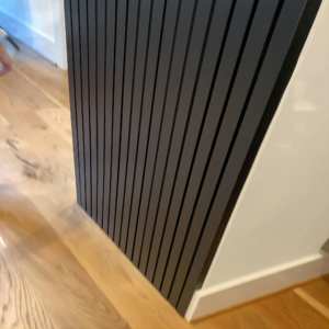 แผงผนัง WPC แบบตะแกรงตกแต่งเพดานแผงผนังแบบบูรณาการ - Product Image 5