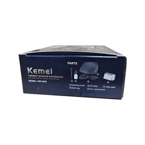 Rasoir électrique sans fil rechargeable pour homme avec double lame, affichage USB, tondeuse à barbe lavable, étui de voyage - Product Image 3