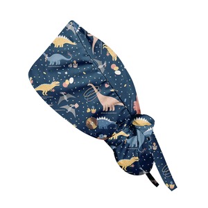 หมวกสครับผู้หญิง2แพ็คหมวกผ่าตัดหมวกคลุมศีรษะมีกระดุมและสายรัดกันเหงื่อหมวกทำงานยืดหยุ่น - Product Image 4